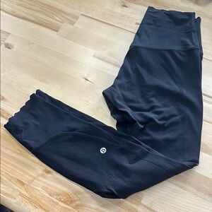 Black Lululemon align scallop bottom